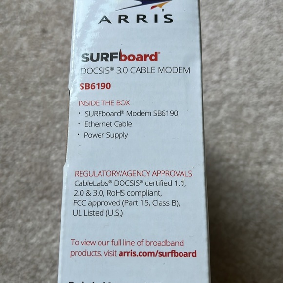 Arris Surfboard cable modem - Picture 5 of 5